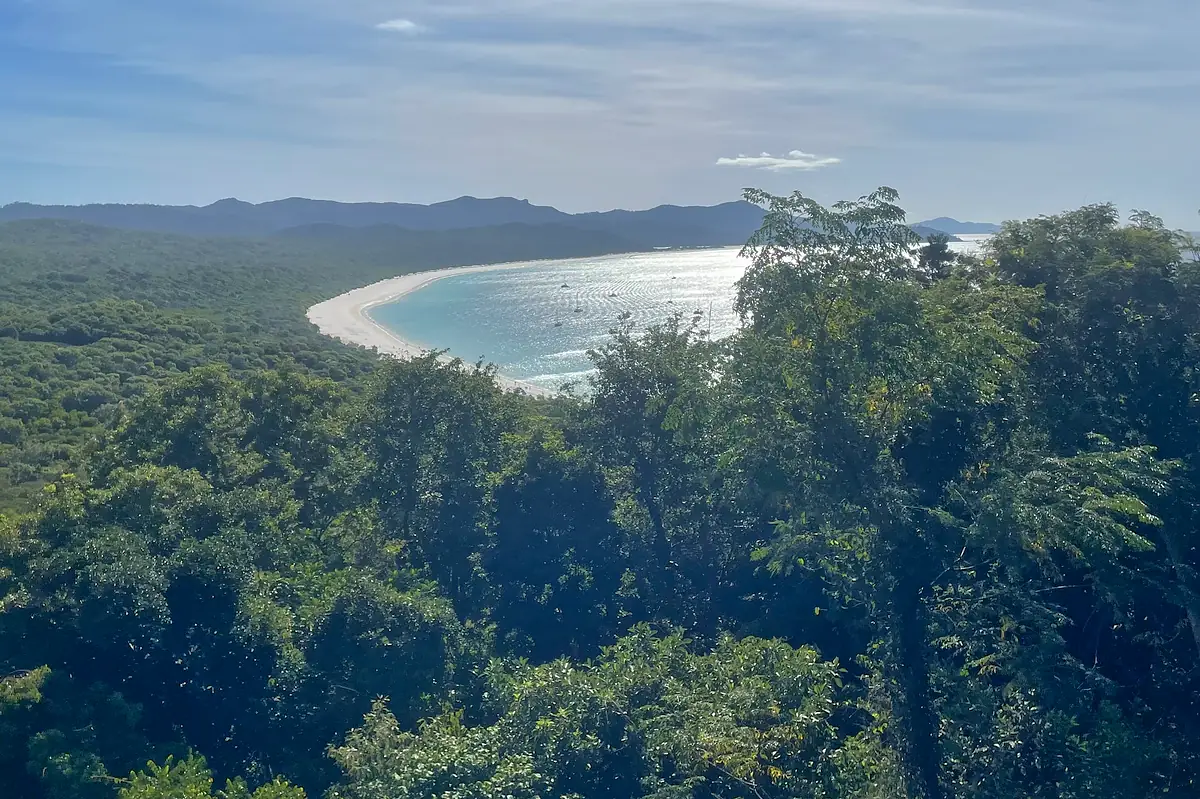 Whitehaven Beach from the Trail