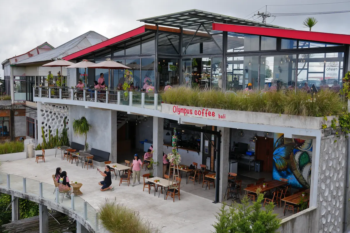 Coffee Shop Overlooking Mount Batur