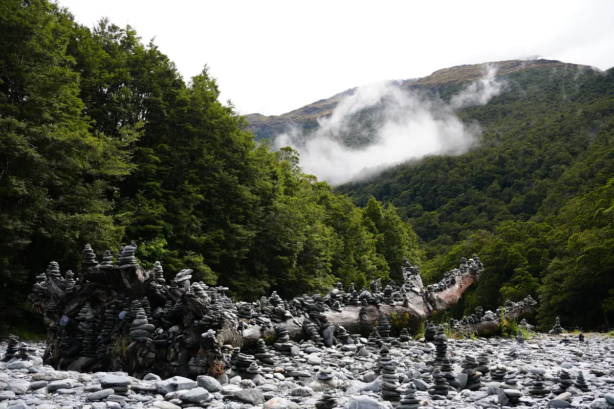 Rocks at Fantail Falls