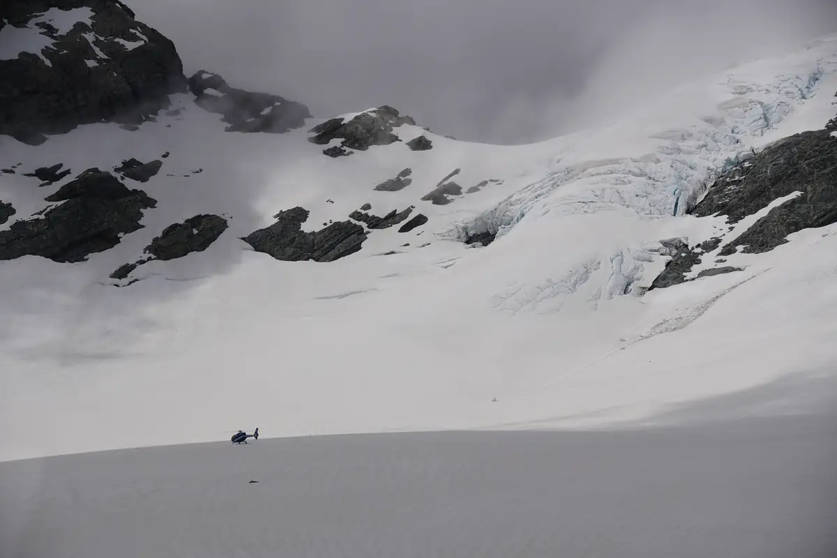 Before Landing in Fox Glacier