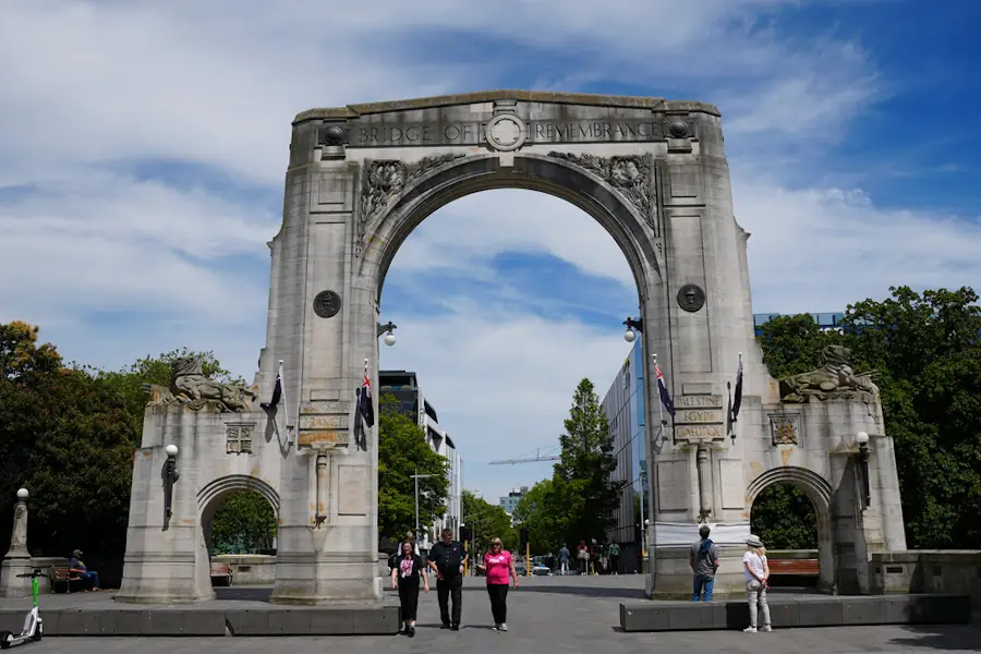 Christchurch Bridge of Remembrance