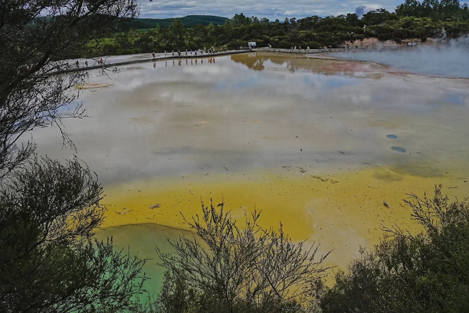 Waiotapu Top View of Champagne Pool
